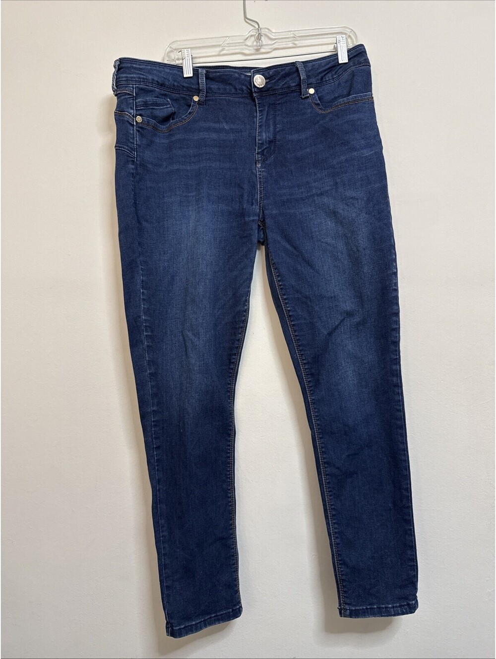 Seven7 Booty Shaper Jeans Women’s 16 Dark Wash Stretch Skinny Slimming Denim